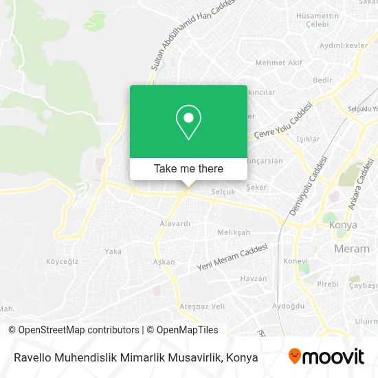Ravello Muhendislik Mimarlik Musavirlik map