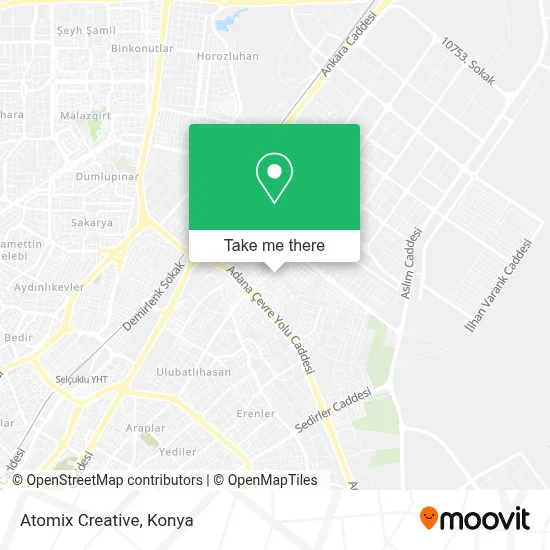 Atomix Creative map