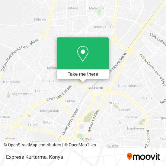 Express Kurtarma map