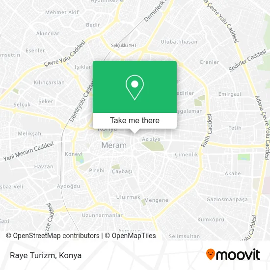 Raye Turizm map