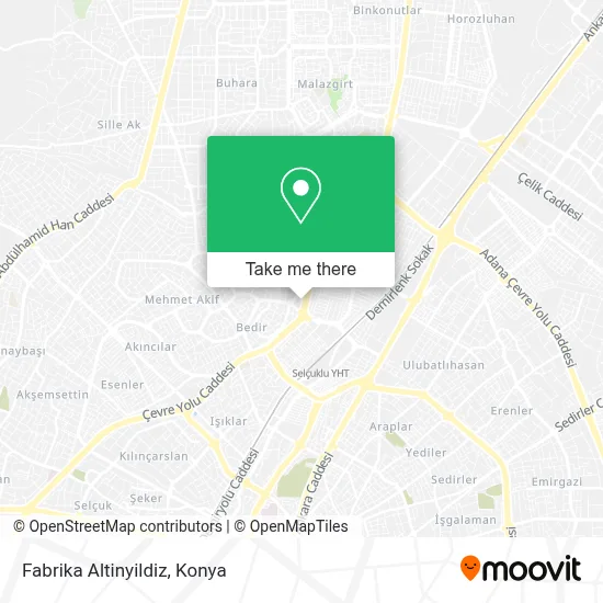 Fabrika Altinyildiz map