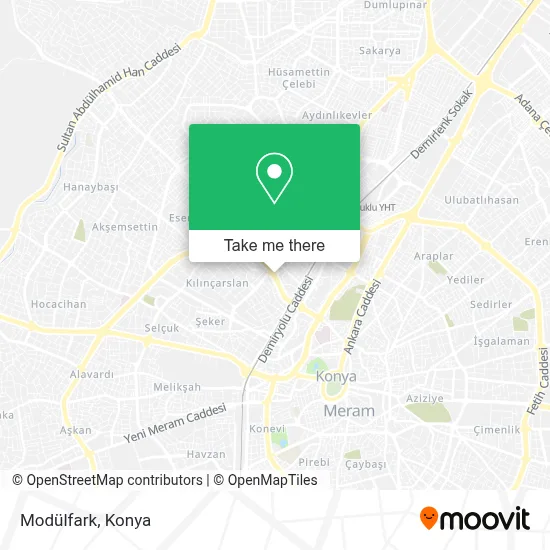 Modülfark map