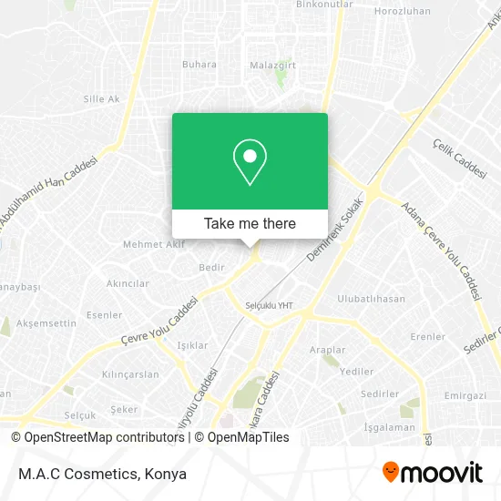 M.A.C Cosmetics map