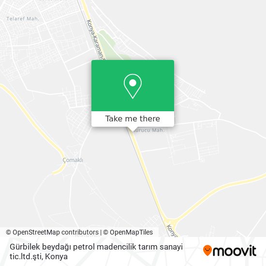 Gürbilek  beydağı petrol madencilik tarım sanayi tic.ltd.şti map
