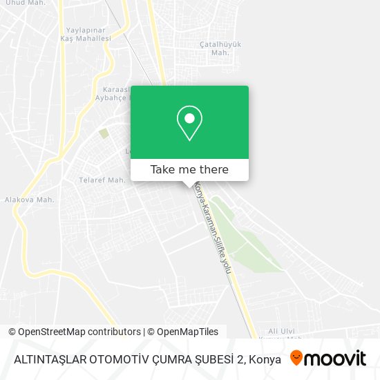ALTINTAŞLAR OTOMOTİV ÇUMRA ŞUBESİ 2 map