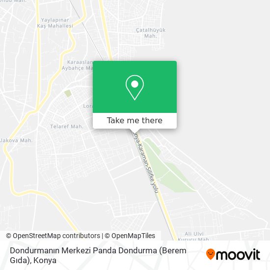Dondurmanın Merkezi Panda Dondurma (Berem Gıda) map