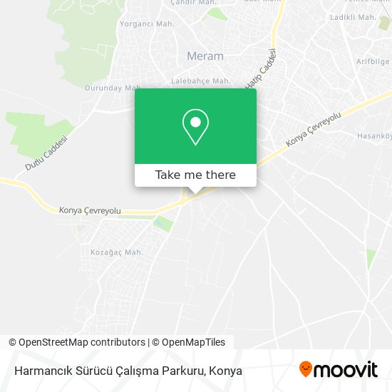 Harmancık Sürücü Çalışma Parkuru map