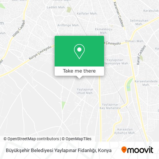Büyükşehir Belediyesi Yaylapınar Fidanlığı map