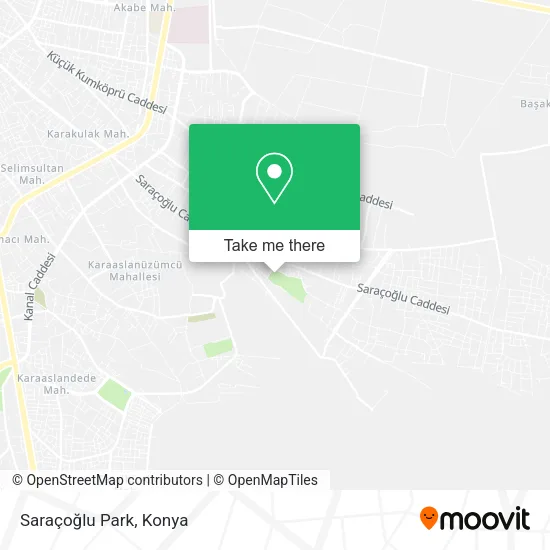 Saraçoğlu Park map