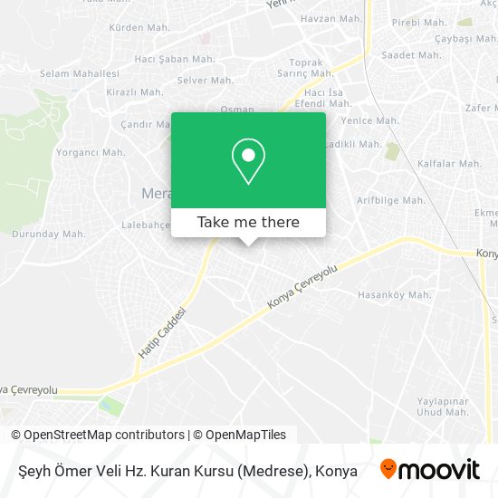 Şeyh Ömer Veli Hz. Kuran Kursu (Medrese) map
