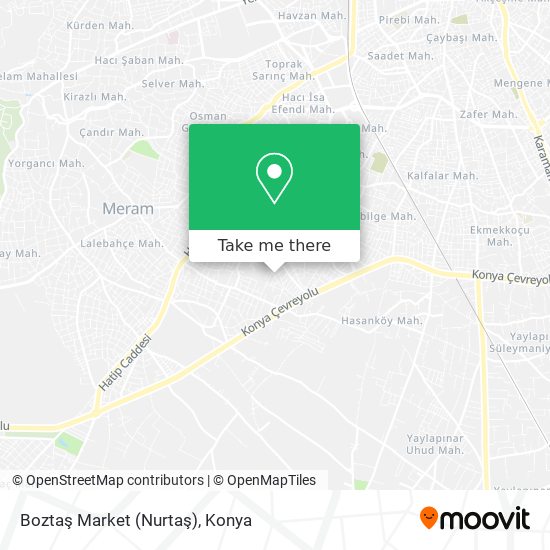 Boztaş Market (Nurtaş) map