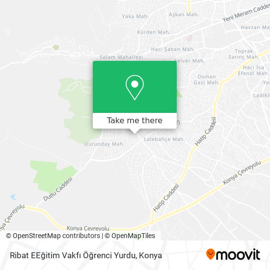 Ribat EEğitim Vakfı Öğrenci Yurdu map