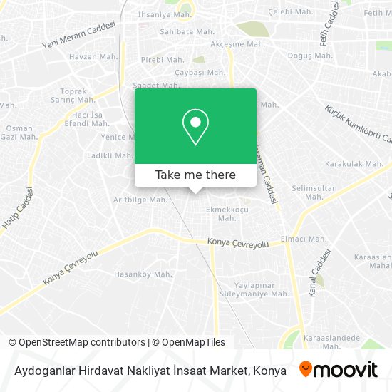 Aydoganlar Hirdavat Nakliyat İnsaat Market map