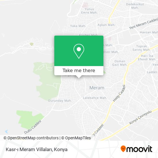 Kasr-ı Meram Villaları map