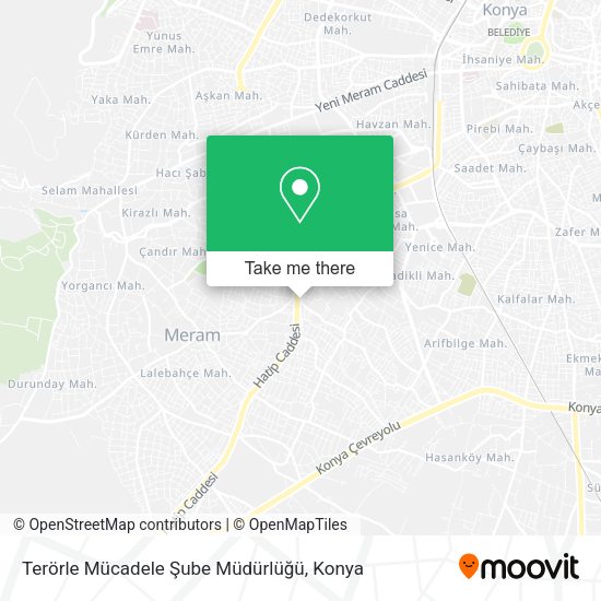 Terörle Mücadele Şube Müdürlüğü map