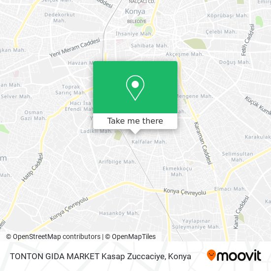 TONTON GIDA MARKET Kasap Zuccaciye map