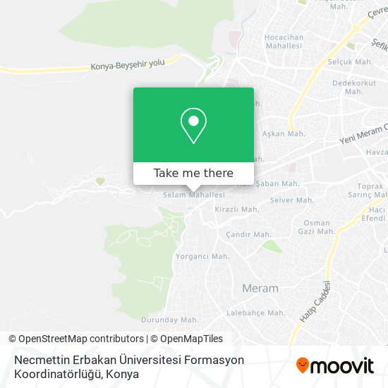 Necmettin Erbakan Üniversitesi Formasyon Koordinatörlüğü map