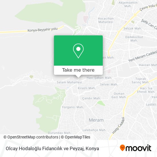 Olcay Hodaloğlu Fidancılık ve Peyzaj map