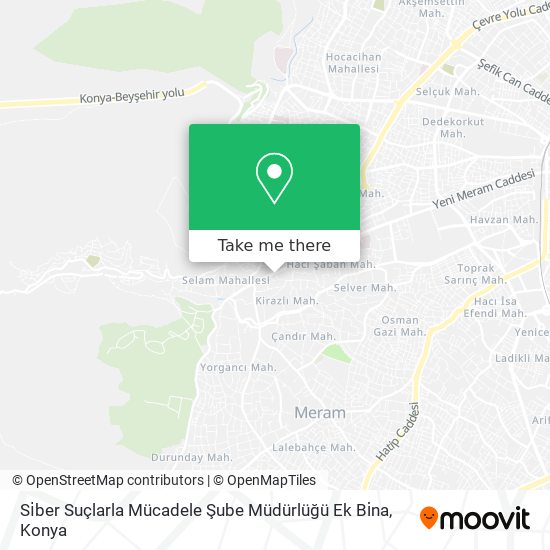 Si̇ber Suçlarla Mücadele Şube Müdürlüğü Ek Bi̇na map