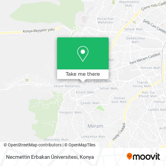Necmettin Erbakan Üniversitesi map