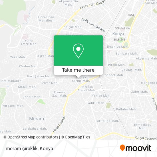meram çıraklık map