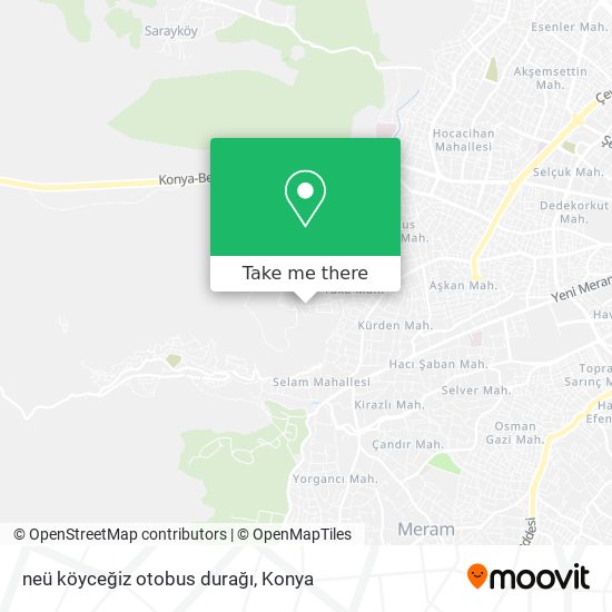 neü köyceğiz otobus durağı map