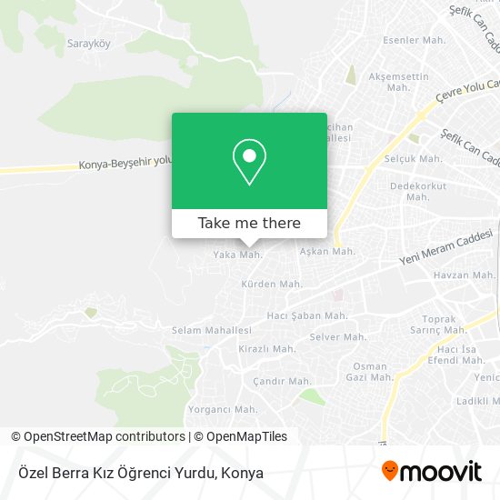 Özel Berra Kız Öğrenci Yurdu map