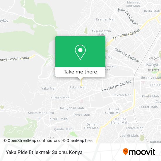 Yaka Pide Etliekmek Salonu map