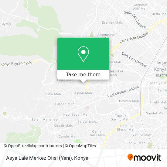Asya Lale Merkez Ofisi (Yeni) map