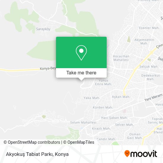 Akyokuş Tabiat Parkı map