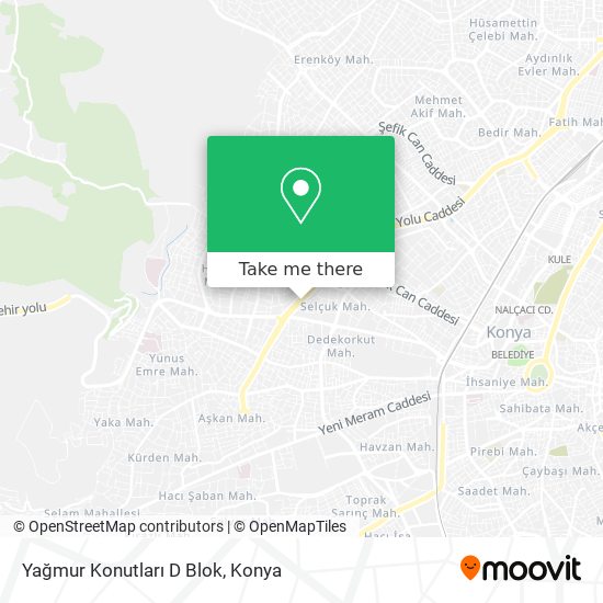 Yağmur Konutları D Blok map