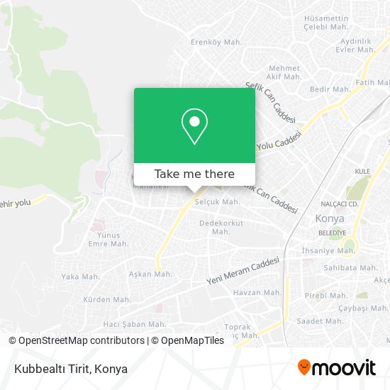 Kubbealtı Tirit map