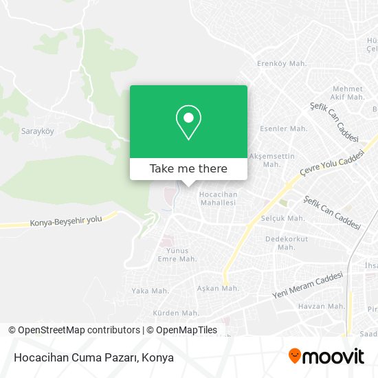 Hocacihan Cuma Pazarı map