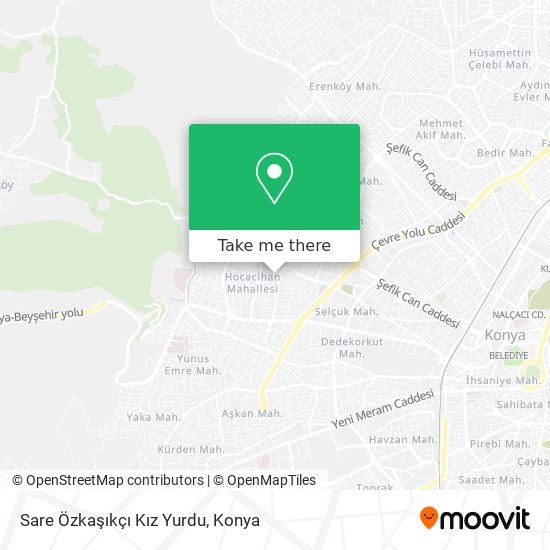 Sare Özkaşıkçı Kız Yurdu map