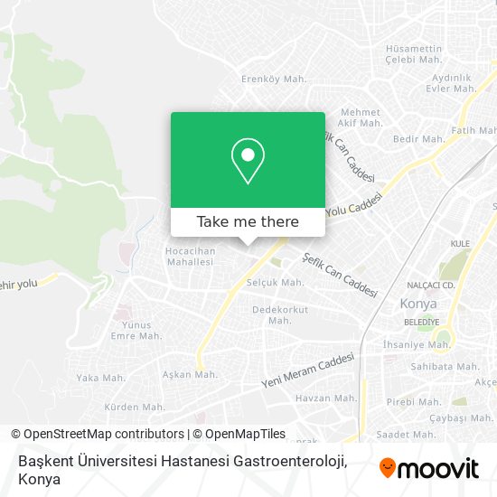 Başkent Üniversitesi Hastanesi Gastroenteroloji map