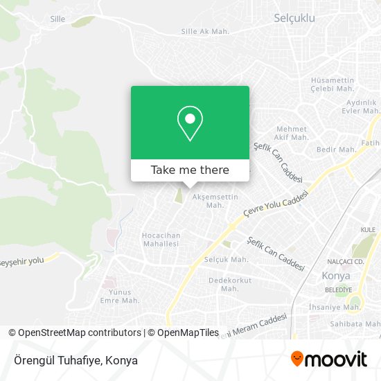 Örengül Tuhafiye map