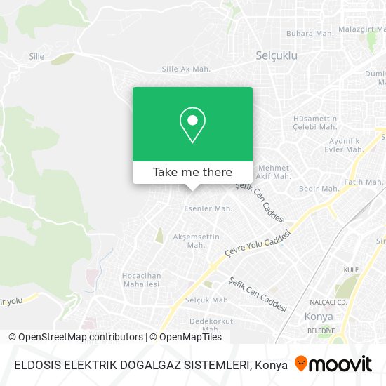 ELDOSIS ELEKTRIK DOGALGAZ SISTEMLERI map