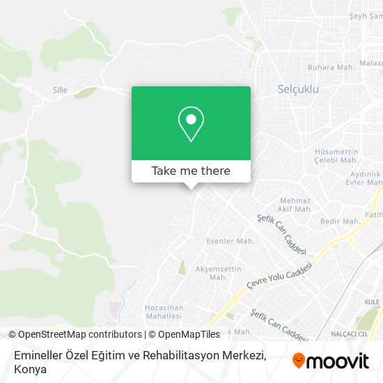 Emineller Özel Eğitim ve Rehabilitasyon Merkezi map