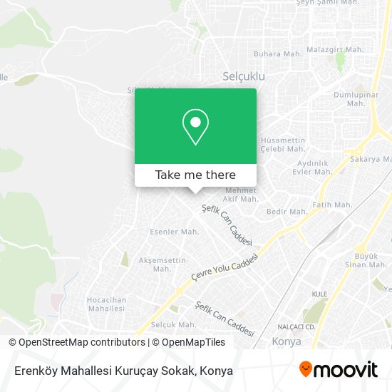 Erenköy Mahallesi Kuruçay Sokak map
