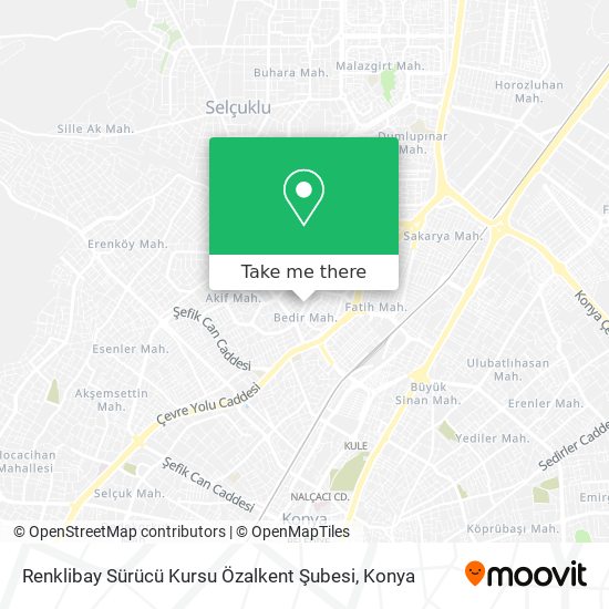 Renklibay Sürücü Kursu Özalkent Şubesi map