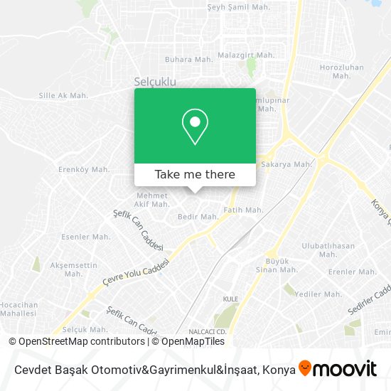 Cevdet Başak Otomotiv&Gayrimenkul&İnşaat map