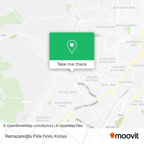 Ramazanoğlu Pide Fırını map