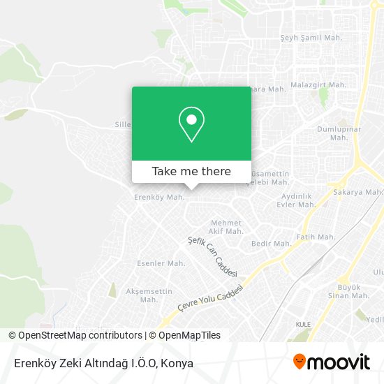 Erenköy Zeki Altındağ I.Ö.O map