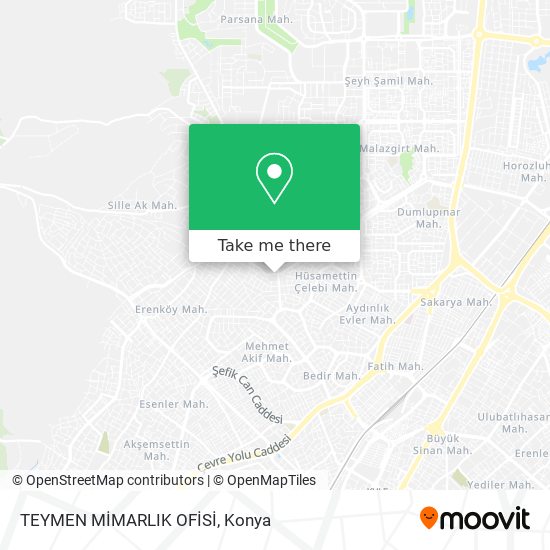 TEYMEN MİMARLIK OFİSİ map