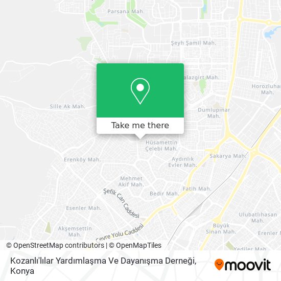 Kozanlı'lılar Yardımlaşma Ve Dayanışma Derneği map