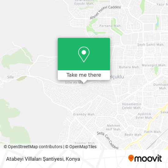 Atabeyi Villaları Şantiyesi map