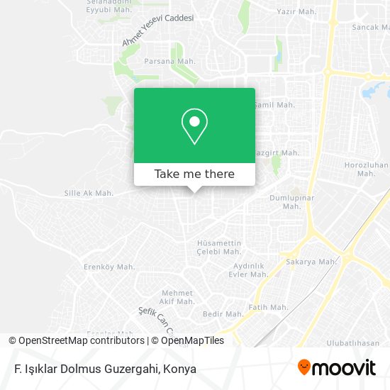 F. Işıklar Dolmus Guzergahi map