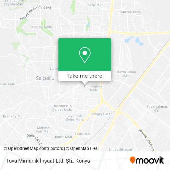 Tuva Mimarlık İnşaat Ltd. Şti. map