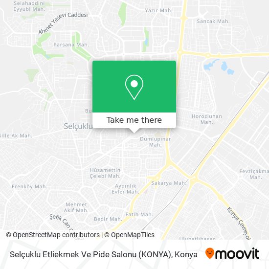 Selçuklu Etliekmek Ve Pide Salonu (KONYA) map