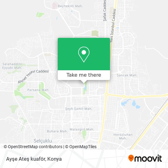 Ayşe Ateş kuaför map